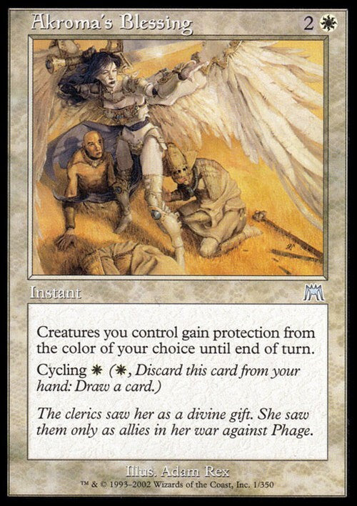 Akroma's Blessing ~ Onslaught [ EX ] [ Magic MTG ]