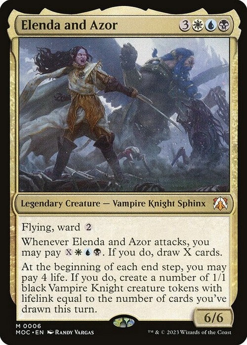 Elenda and Azor ~ Commander: March of the Machine [ NM ] [ Magic MTG ]