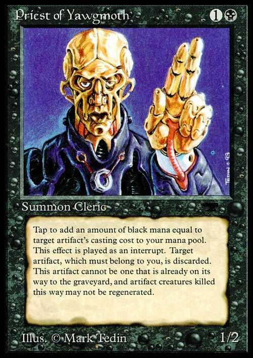 Priest of Yawgmoth ~ Antiquities [ EX ] [ Magic MTG ]
