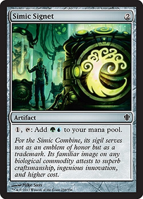 Simic Signet ~ Commander 2013 [ EX ] [ Magic MTG ]