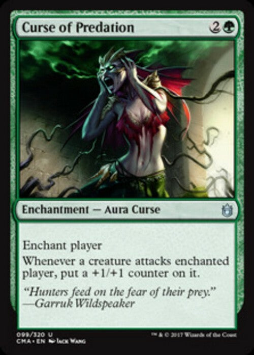 Curse of Predation ~ Commander Anthology 1 [ EX ] [ Magic MTG ]