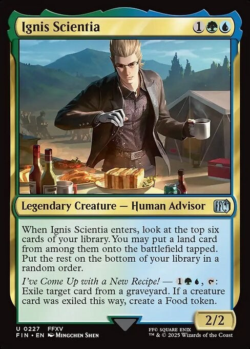 Ignis Scientia ~ Final Fantasy [ NM ] [ Magic MTG ]