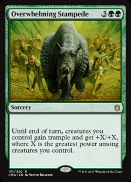 Overwhelming Stampede ~ Commander Anthology 1 [ EX ] [ Magic MTG ]