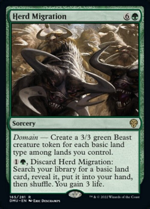 Herd Migration ~ Dominaria United [ NM ] [ Magic MTG ]
