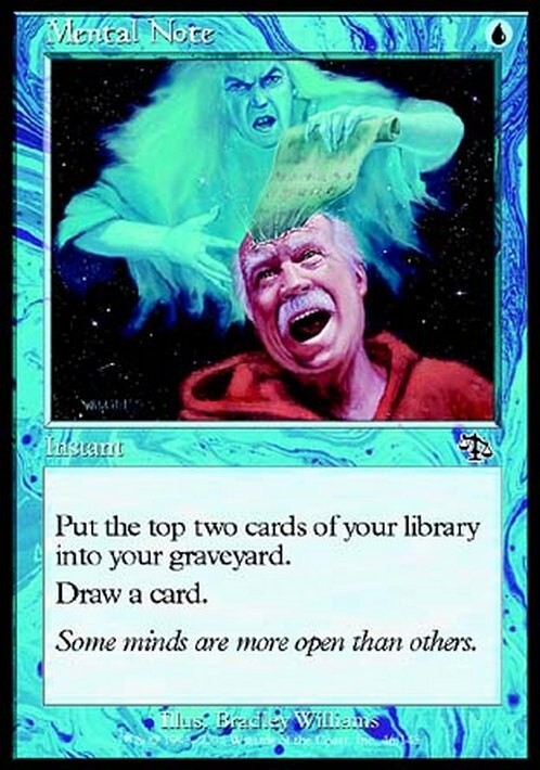 Mental Note ~ Judgment [ EX ] [ Magic MTG ]