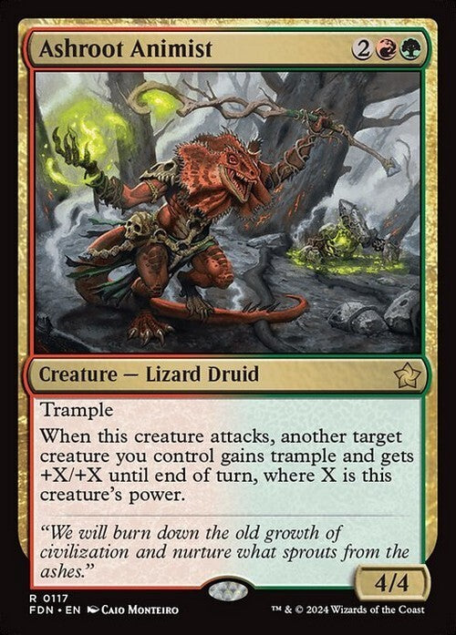 Ashroot Animist ~ Foundations [ NM ] [ Magic MTG ]