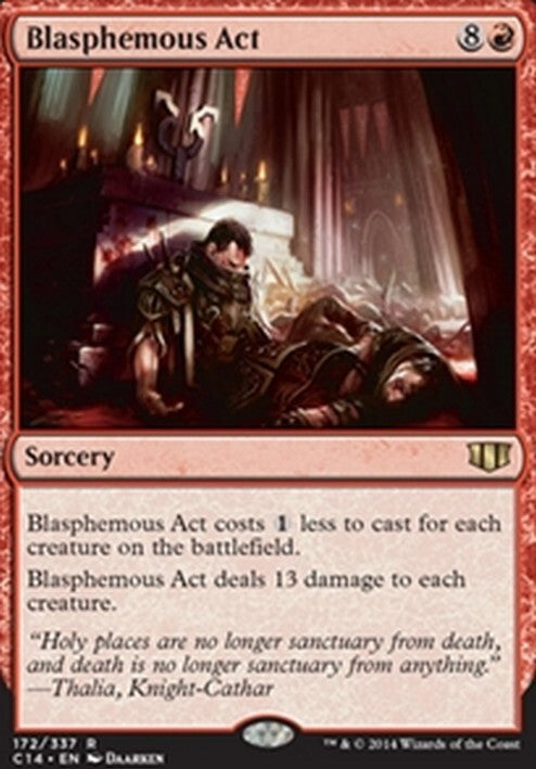 Blasphemous Act ~ Commander 2014 [ EX ] [ Magic MTG ]