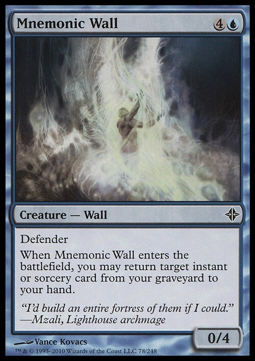 Mnemonic Wall ~ Rise of the Eldrazi [ EX ] [ Magic MTG ]