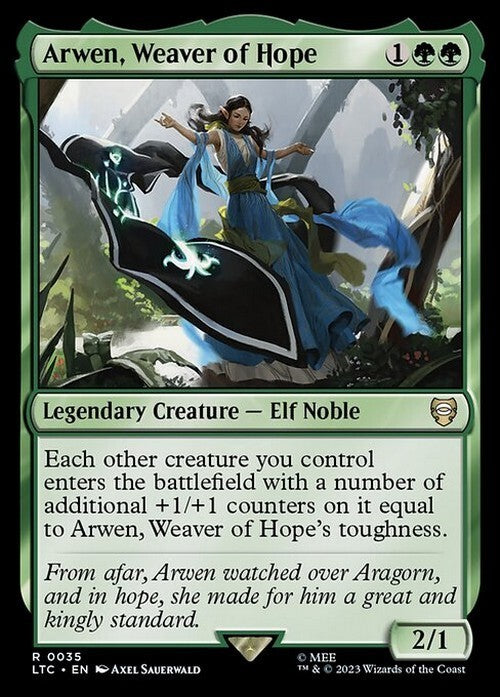 Arwen, Weaver of Hope ~ Commander: Lord of the Rings [ NM ] [ Magic MTG ]