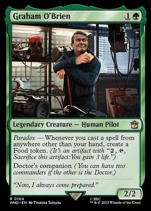 Graham O'Brien ~ Commander: Doctor Who [ NM ] [ Magic MTG ]