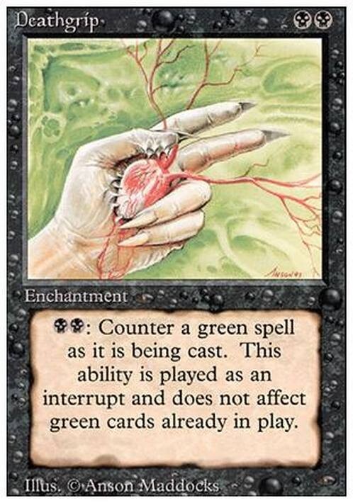 Deathgrip ~ Revised [ EX ] [ Magic MTG ]