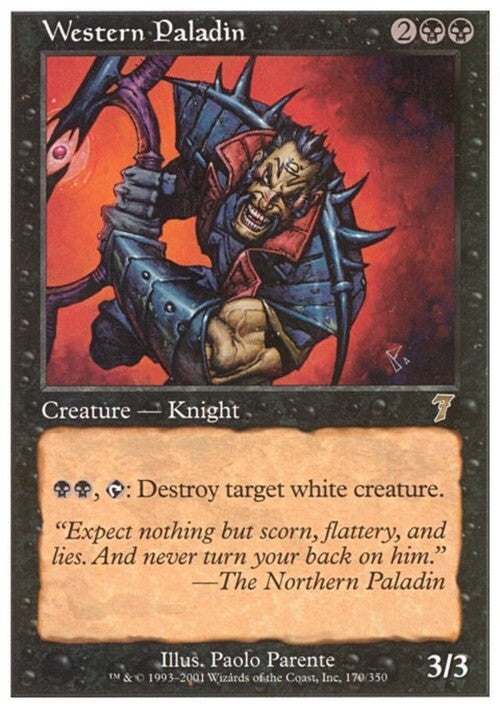 Western Paladin ~ Seventh Edition [ EX ] [ Magic MTG ]