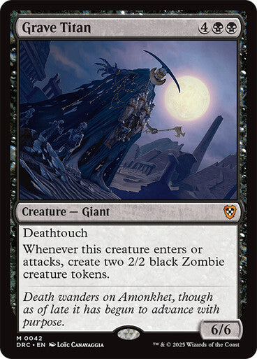 Grave Titan ~ Commander: Aetherdrift [ NM ] [ Magic MTG ]