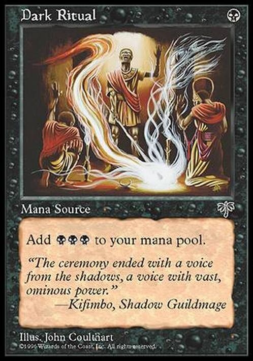 Dark Ritual ~ Mirage [ PLAYED ] [ Magic MTG ]