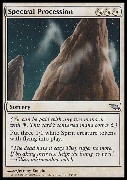 Spectral Procession ~ Shadowmoor [ EX ] [ Magic MTG ]