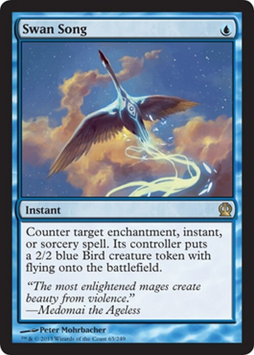 Swan Song ~ Theros [ EX ] [ Magic MTG ]
