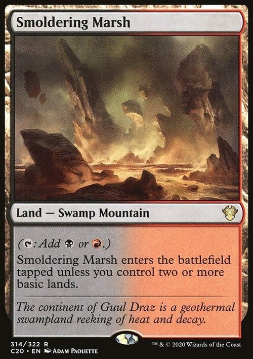 Smoldering Marsh ~ Commander: Ikoria [ NM ] [ Magic MTG ]