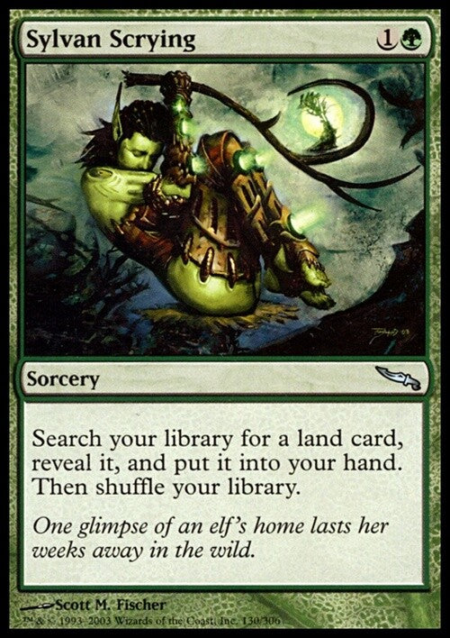 Sylvan Scrying ~ Mirrodin [ EX ] [ Magic MTG ]