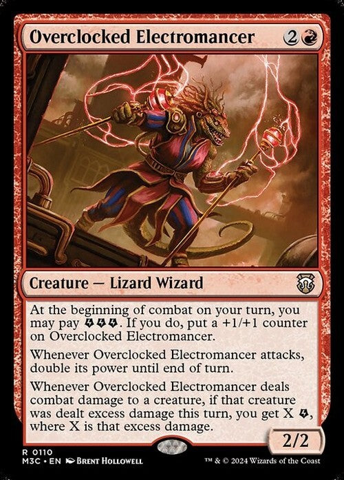 Overclocked Electromancer ~ Commander: Modern Horizons 3 [ NM ] [ Magic MTG ]