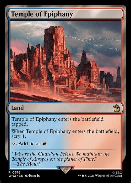 Temple of Epiphany ~ Commander: Doctor Who [ NM ] [ Magic MTG ]