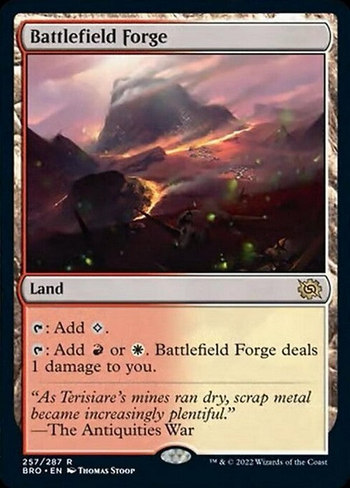 Battlefield Forge ~ The Brothers' War [ NM ] [ Magic MTG ]