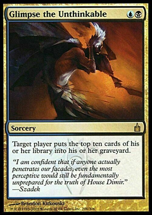 Glimpse the Unthinkable ~ Ravnica: City of Guilds [ PLAYED ] [ Magic MTG ]