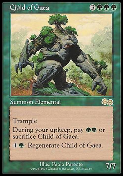 Child of Gaea ~ Urza's Saga [ EX ] [ Magic MTG ]
