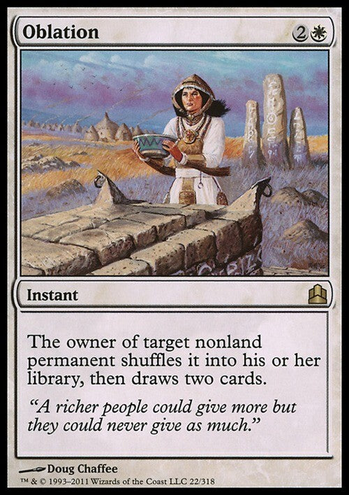 Oblation ~ Commander 2011 [ EX ] [ Magic MTG ]