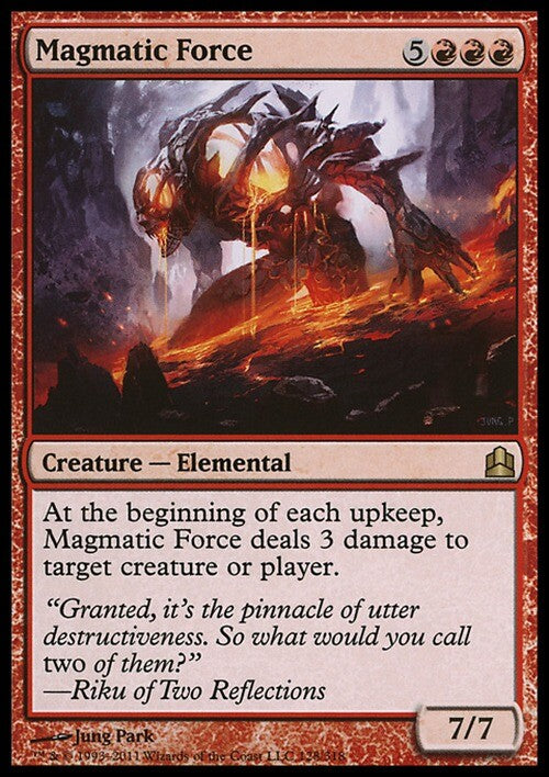 Magmatic Force ~ Commander 2011 [ EX ] [ Magic MTG ]