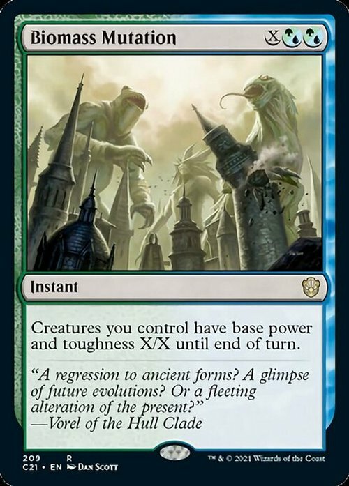 Biomass Mutation ~ Commander: Strixhaven [ NM ] [ Magic MTG ]