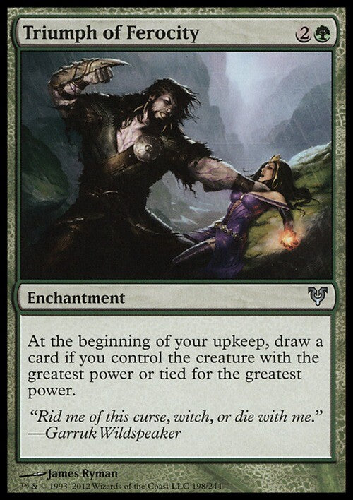 Triumph of Ferocity ~ Avacyn Restored [ EX ] [ Magic MTG ]
