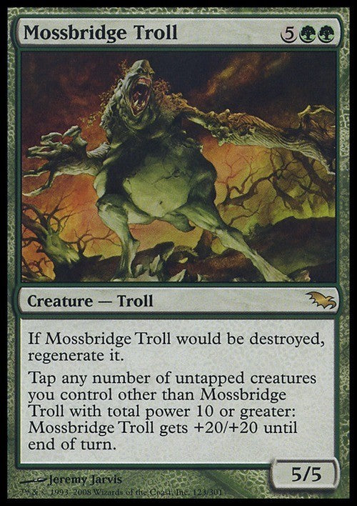 Mossbridge Troll ~ Shadowmoor [ EX ] [ Magic MTG ]