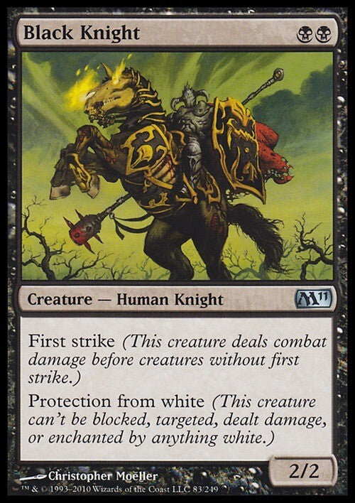 Black Knight ~ Magic 2011 [ EX ] [ Magic MTG ]