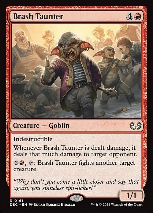 Brash Taunter ~ Commander: Duskmourn [ NM ] [ Magic MTG ]