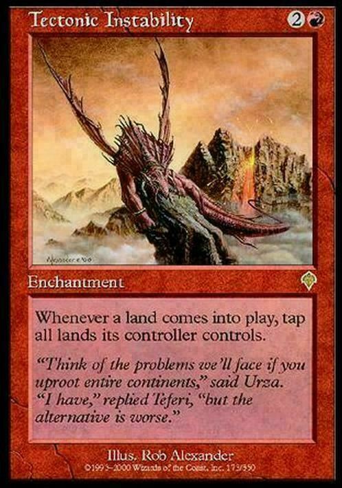 Tectonic Instability ~ Invasion [ EX+ ] [ Magic MTG ]
