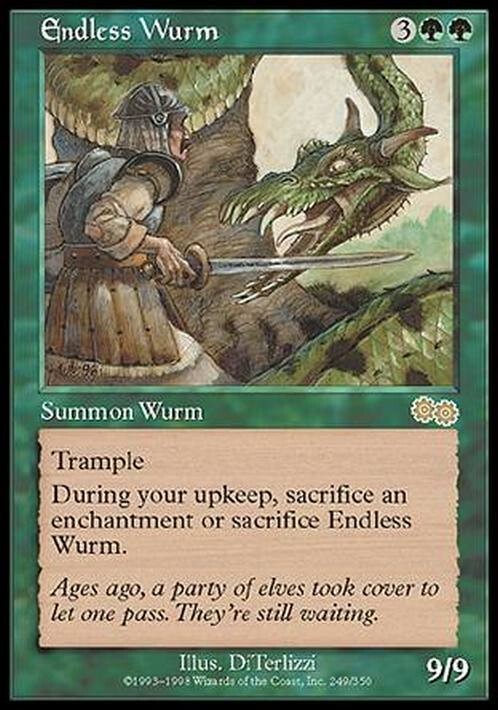 Endless Wurm ~ Urza's Saga [ EX ] [ Magic MTG ]
