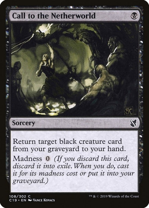 Call to the Netherworld ~ Commander 2019 [ NM ] [ Magic MTG ]
