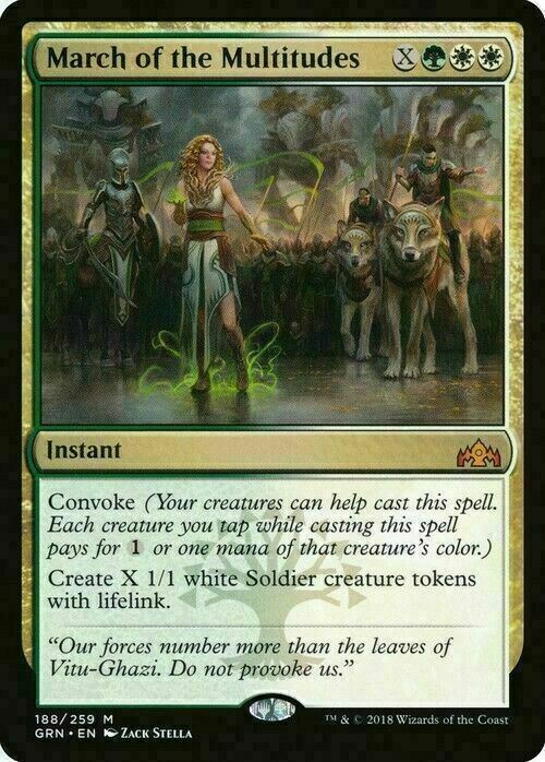 March of the Multitudes ~ Guilds of Ravnica [ EX ] [ Magic MTG ]