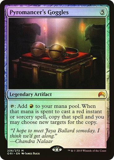 FOIL Pyromancer's Goggles ~ Magic Origins [ NM ] [ Magic MTG ]