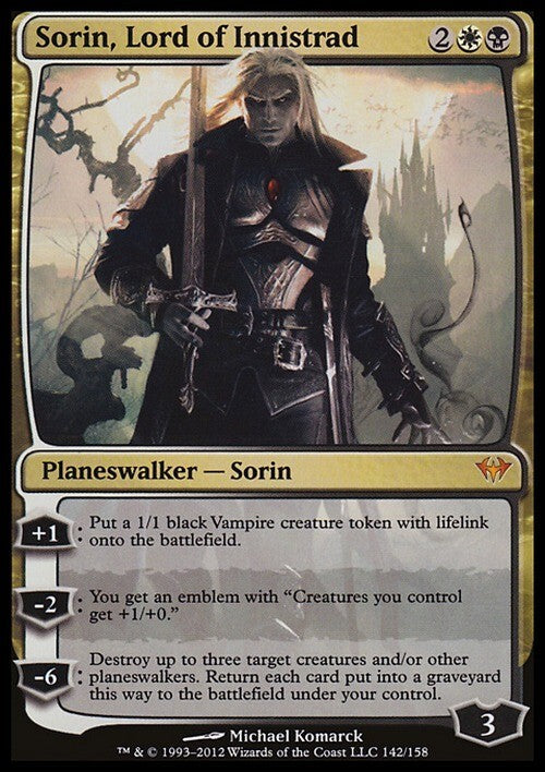 Sorin, Lord of Innistrad ~ Dark Ascension [ EX ] [ Magic MTG ]