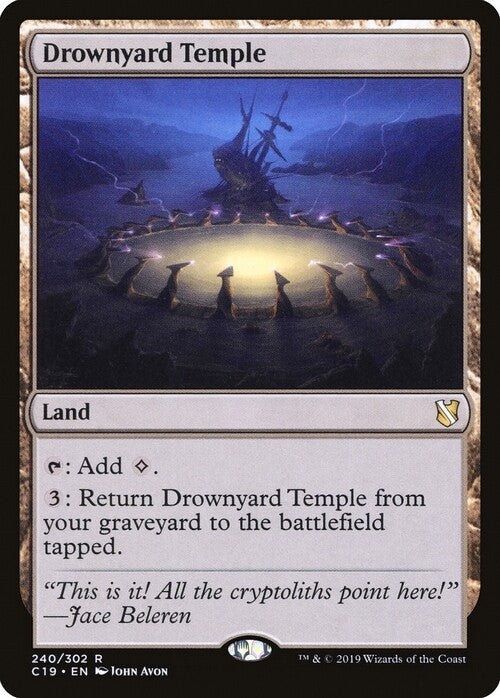 Drownyard Temple ~ Commander 2019 [ EX ] [ Magic MTG ]