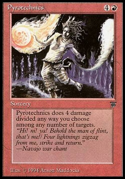 Pyrotechnics ~ Legends [ EX ] [ Magic MTG ]