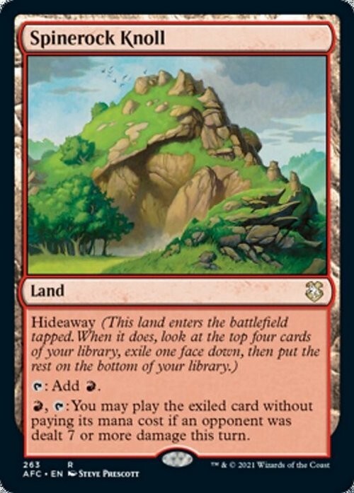 Spinerock Knoll ~ Commander: Adventures in the Forgotten Realms [ NM ] [ MTG ]