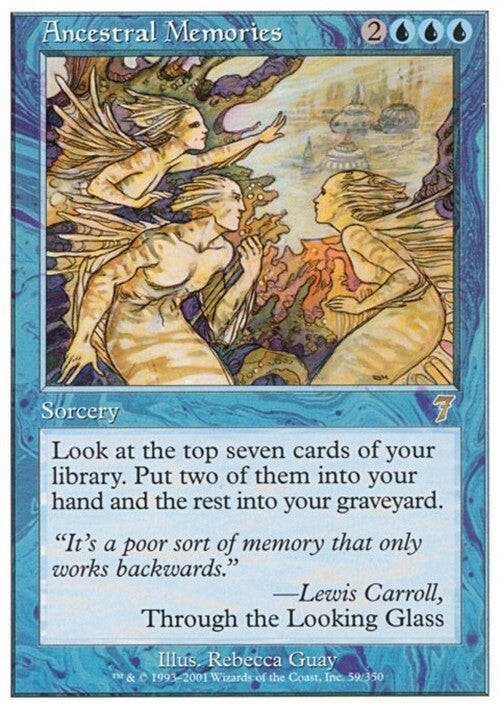 Ancestral Memories ~ Seventh Edition [ EX ] [ Magic MTG ]