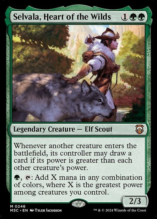 Selvala, Heart of the Wilds ~ Commander: Modern Horizons 3 [ NM ] [ Magic MTG ]