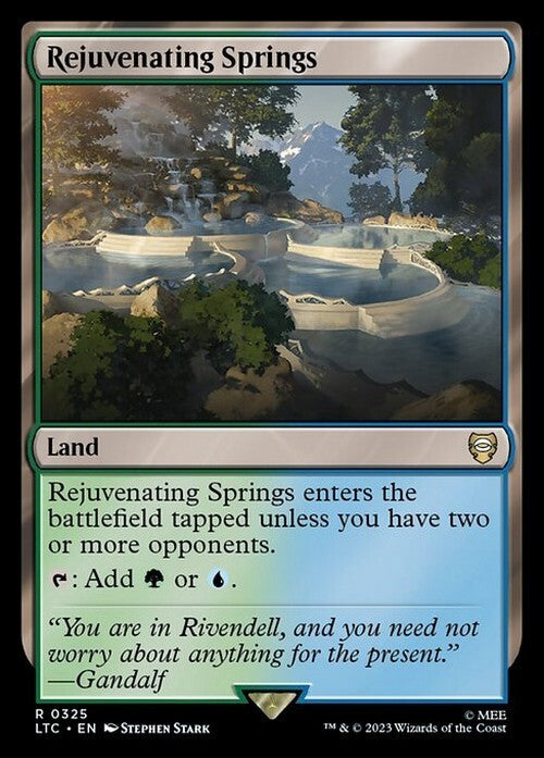 Rejuvenating Springs ~ Commander: Lord of the Rings [ NM ] [ Magic MTG ] - London Magic Traders Ltd