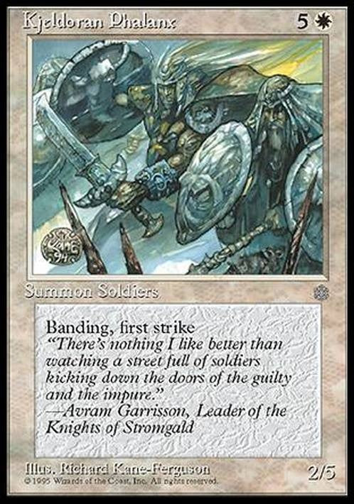 Kjeldoran Phalanx ~ Ice Age [ PLAYED ] [ Magic MTG ]