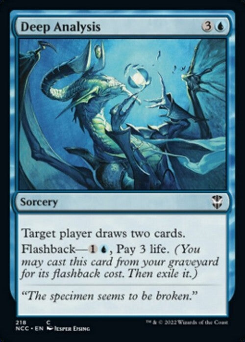 Deep Analysis ~ Commander: Streets of New Capenna [ NM ] [ MTG ]