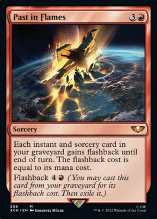 Past in Flames ~ Commander: Warhammer 40,000 [ NM ] [ Magic MTG ]