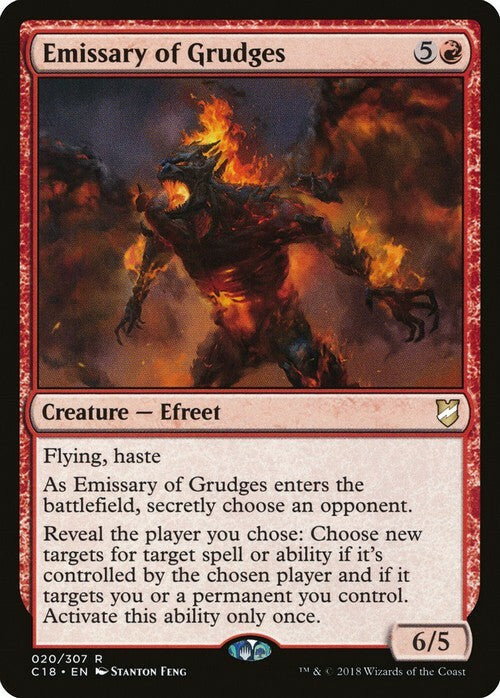 Emissary of Grudges ~ Commander 2018 [ EX ] [ Magic MTG ]